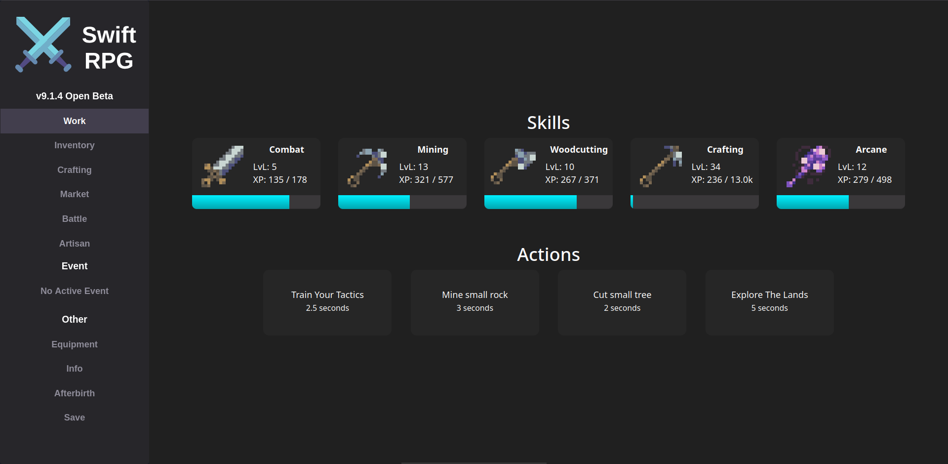 Swift RPG Screenshot 1