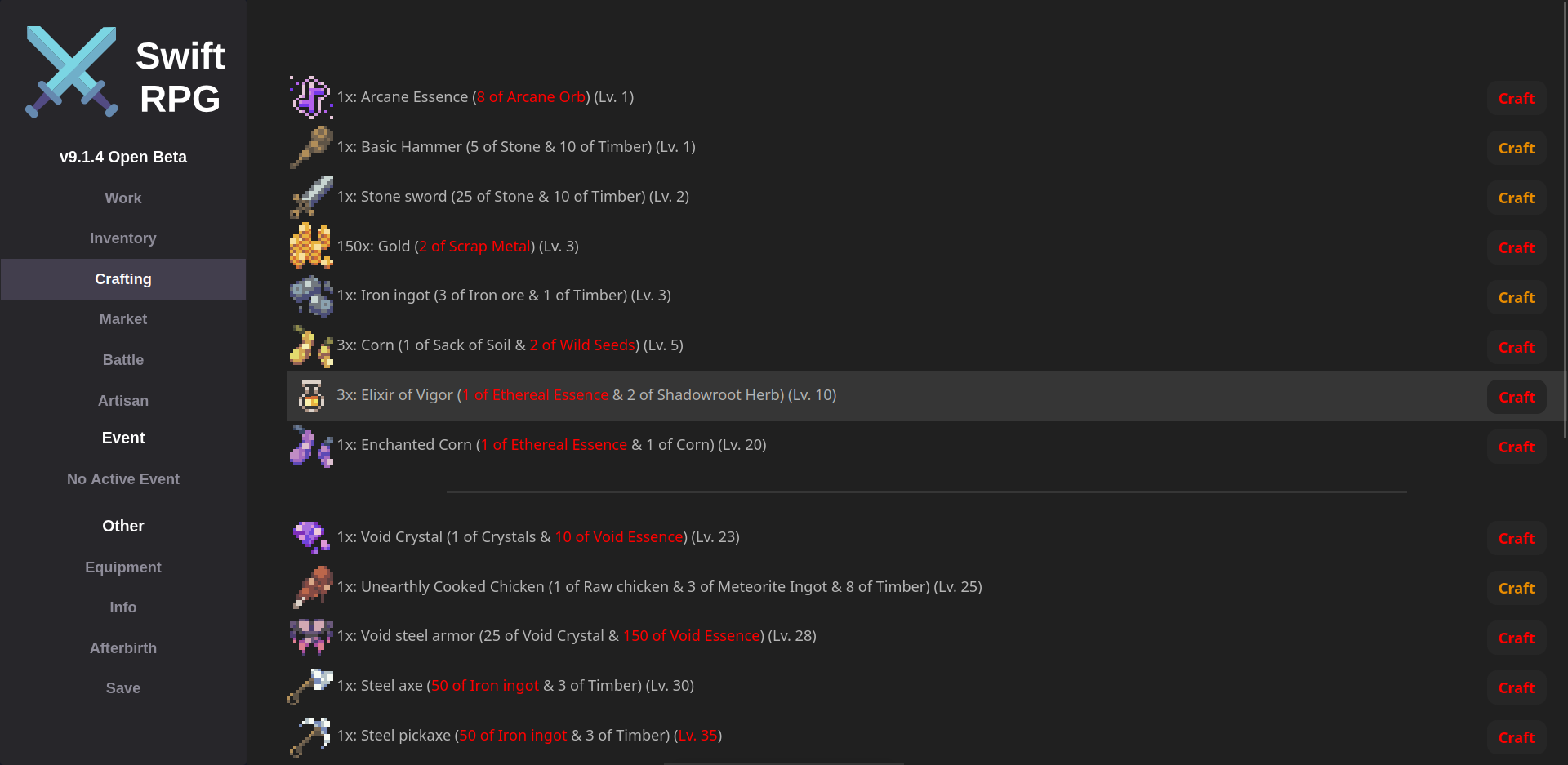 Swift RPG Screenshot 3